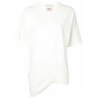Bottega Veneta Camiseta com barra assimétrica - Branco
