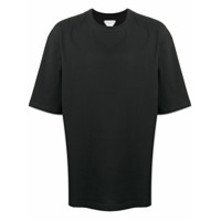 Bottega Veneta Camiseta oversized com decote careca - Preto