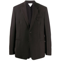 Bottega Veneta notched lapels blazer jacket - Preto