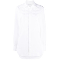 Bottega Veneta padded-detail long-sleeve shirt - Branco
