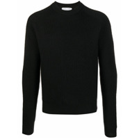 Bottega Veneta Suéter de lã alpaca e tricô canelado - Preto