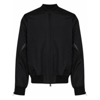 Bottega Veneta zip front bomber jacket - Preto