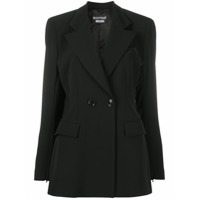 Boutique Moschino Blazer com abotoamento duplo - Preto