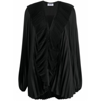 Brognano Blusa oversized com pregas - Preto