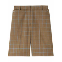 Burberry Bermuda xadrez Prince of Wales - Marrom