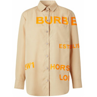 Burberry Camisa Horseferry com estampa - Neutro