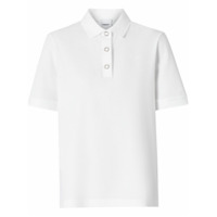 Burberry Camisa polo com aplicação monogramada - Branco