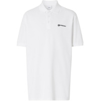 Burberry Camisa polo com estampa Location - Branco