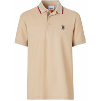 Burberry Camisa polo com estampa monogramada - Neutro