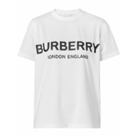 Burberry Camiseta com estampa de logo - Branco