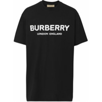 Burberry Camiseta com estampa de logo - Preto