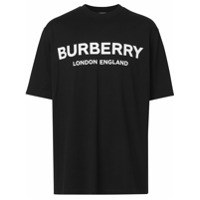 Burberry Camiseta com estampa de logo - Preto