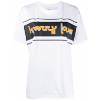 Burberry Camiseta com estampa de slogan - Branco