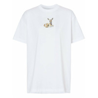 Burberry Camiseta com estampa de veado - Branco