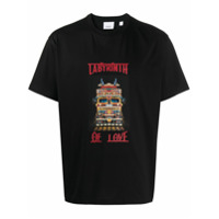 Burberry Camiseta com estampa Labyrinth Of Love - Preto