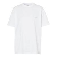 Burberry Camiseta com logo e aplicações - Branco