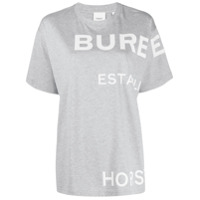 Burberry Camiseta oversized com estampa Horseferry - Cinza