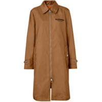 Burberry Casaco de canvas com aplicação de logo - Neutro