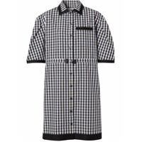 Burberry Chemise xadrez com mangas bufantes - Preto