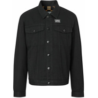 Burberry Jaqueta jeans com patch de logo - Preto