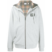 Burberry Vintage Check lining zipped jacket - Cinza