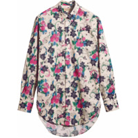 Burberry Watercolour Floral Print Shirt - Neutro