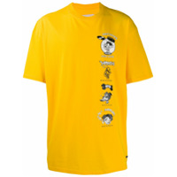 Buscemi Camiseta com detalhe de estampa - Amarelo