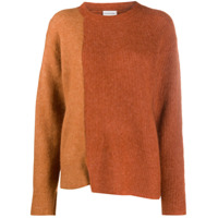 By Malene Birger long-sleeve block colour knitted jumper - Marrom