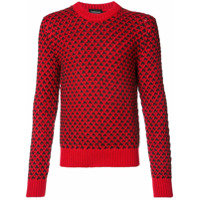 Calvin Klein 205W39nyc Suéter de tricô - Vermelho