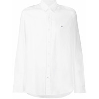 Calvin Klein Camisa com acabamento engomado - Branco