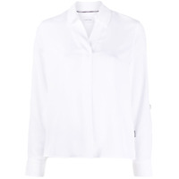 Calvin Klein Camisa com acabamento engomado - Branco