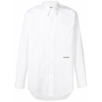 Calvin Klein Camisa com bolso frontal - Branco