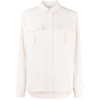 Calvin Klein Camisa mangas longas com bolso - Branco