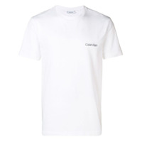 Calvin Klein Camiseta com logo contrastante - Branco