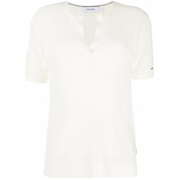 Calvin Klein Camiseta leve cenelada - Branco