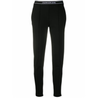 Calvin Klein Jeans Calça cenoura com logo - Preto