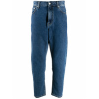 Calvin Klein Jeans Calça jeans cropped - Azul