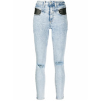 Calvin Klein Jeans Calça jeans skinny cintura alta - Azul