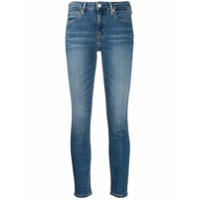 Calvin Klein Jeans Calça jeans skinny com efeito desbotado - Azul