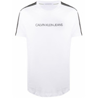 Calvin Klein Jeans Camiseta com estampa de logo - Branco