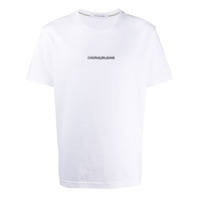 Calvin Klein Jeans Camiseta com logo bordado - Branco