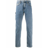 Calvin Klein Jeans cargo pocket straight-leg jeans - Azul