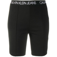 Calvin Klein Jeans logo cycling shorts - Preto