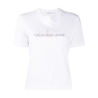 Calvin Klein Jeans logo print T-shirt - Branco