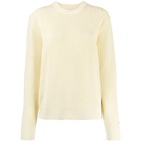Calvin Klein Jeans Suéter de tricô canelado - Amarelo