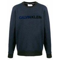 Calvin Klein Suéter texturizado com logo - Azul