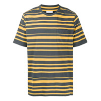 Camper Camiseta x Pop Trading Company com listras e bolso - Amarelo