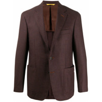 Canali Blazer com abotoamento simples - Vermelho