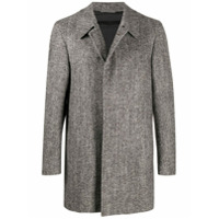 Canali Casaco abotoamento simples com padronagem pied-de-poule - Marrom