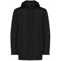 Canali padded zip-front parka jacket - Preto